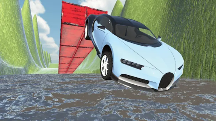 Stunt Car Crash Beam Drive android App screenshot 3